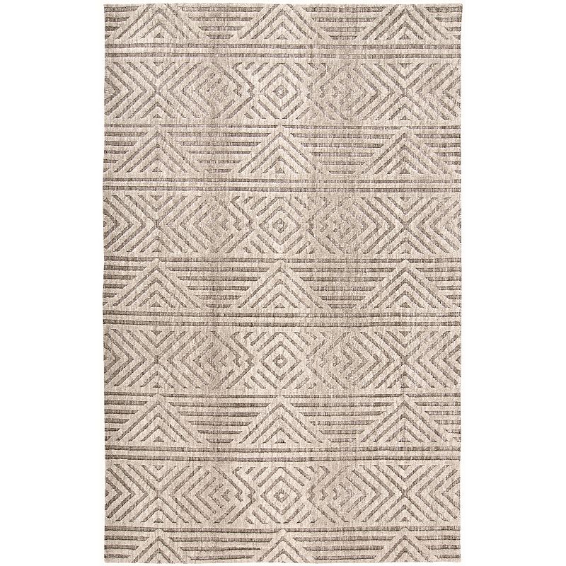 Weave and Wander Oliena Modern Diamond Art Deco Rug