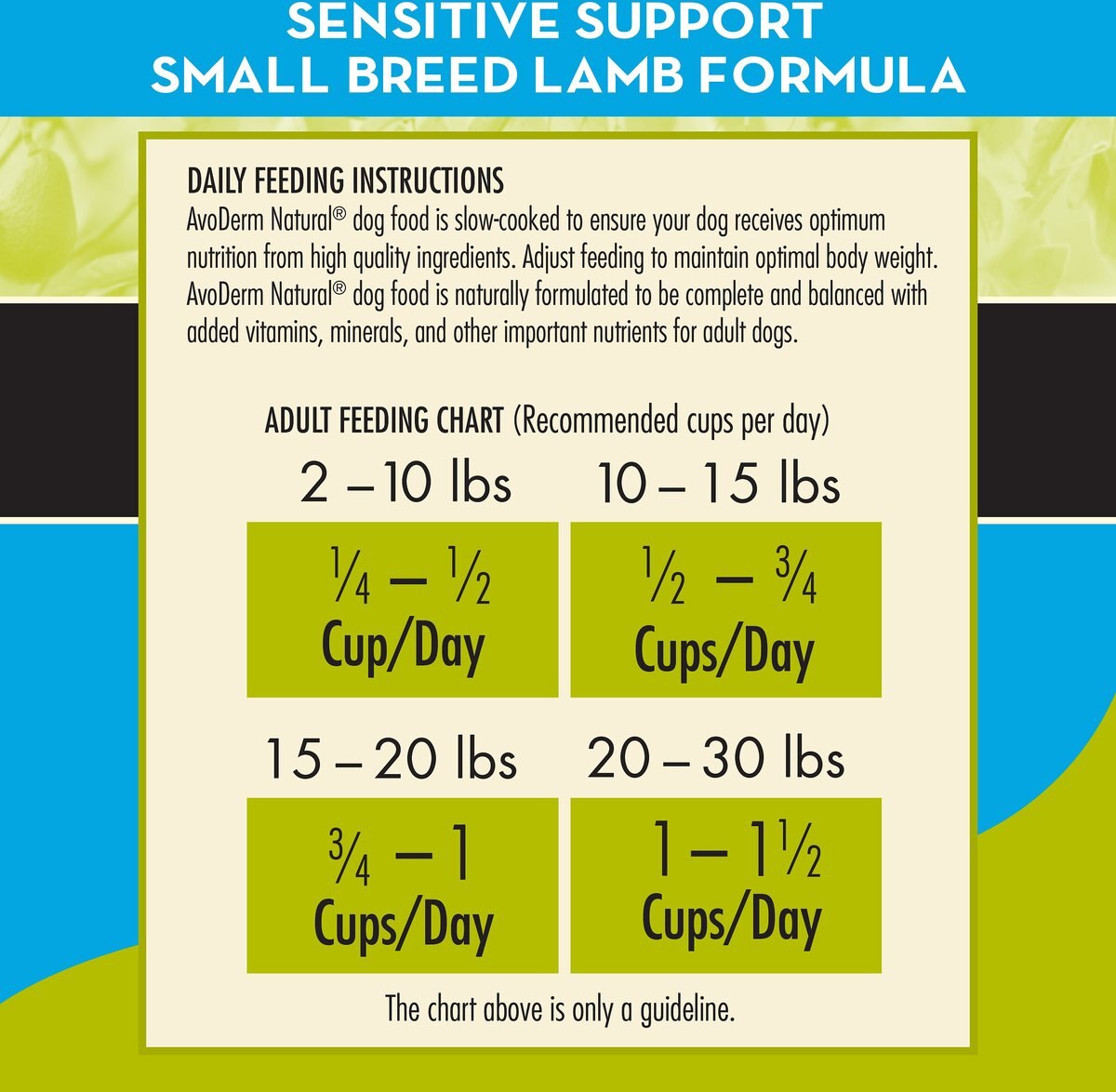 AvoDerm Advanced Sensitive Support Lamb Formula Grain-Free Small Breed Adult Dry Dog Food