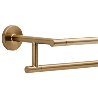 Delta Trinsic 24 in. Double Towel Bar in Champagne Bronze 75925-CZ