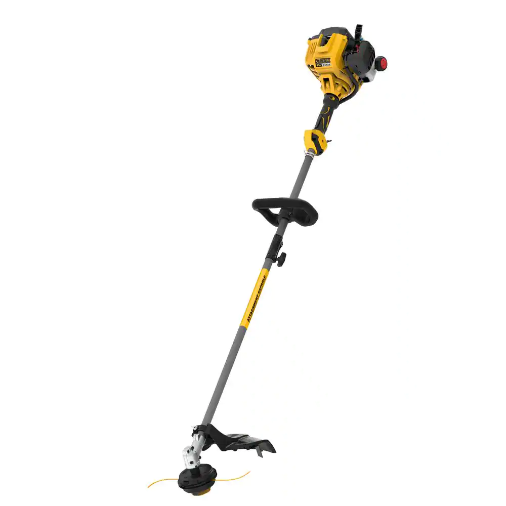 DEWALT DXGST227SS 27 cc 2-Stroke Gas Straight Shaft String Trimmer with Attachment Capability