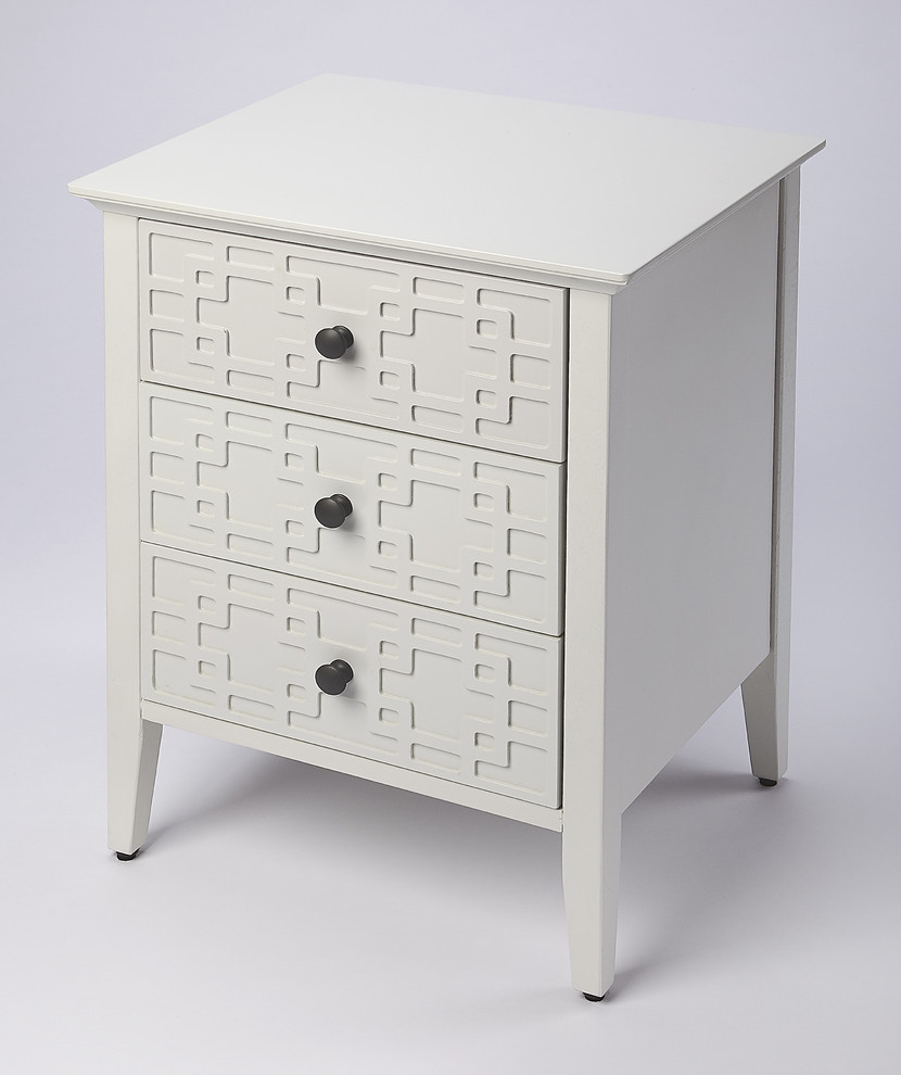 Kinsley 3 Drawer Accent Chest   Transitional   Accent Chests And Cabinets   by HedgeApple  Houzz