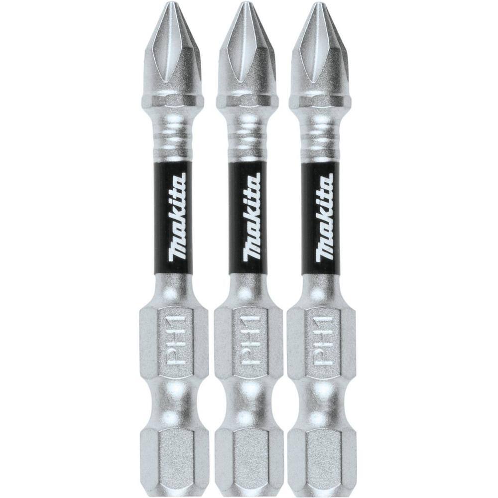 Makita Impact XPS #1 Phillips 2 in. Power Bit (3-Pack) E-00767