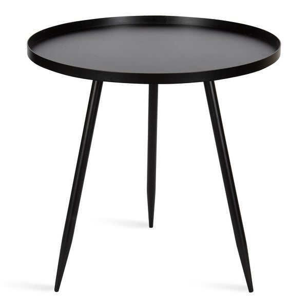 Kate and Laurel Duvall Round Metal Side Table - 20x20x20.5