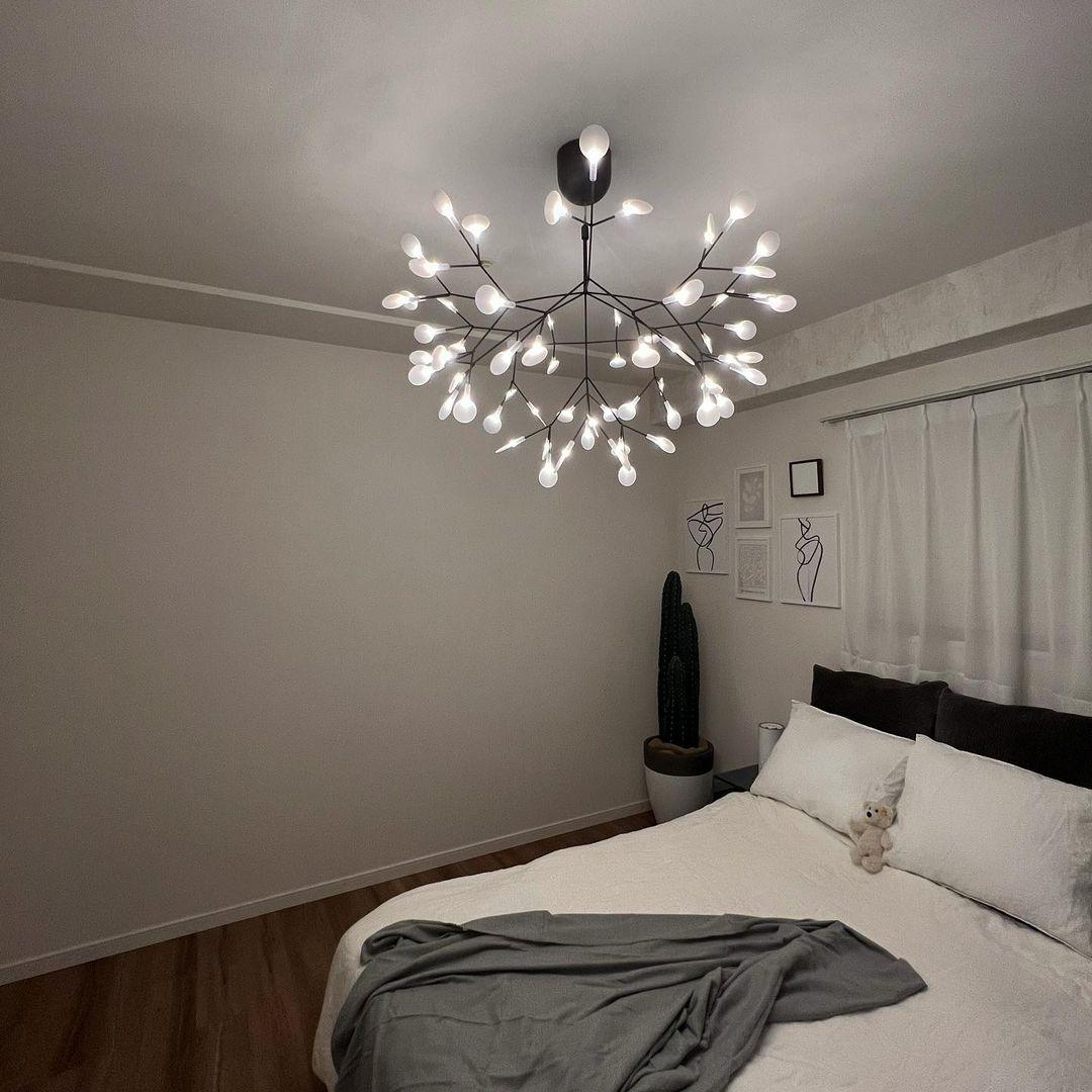 Black Firefly LED Chandelier