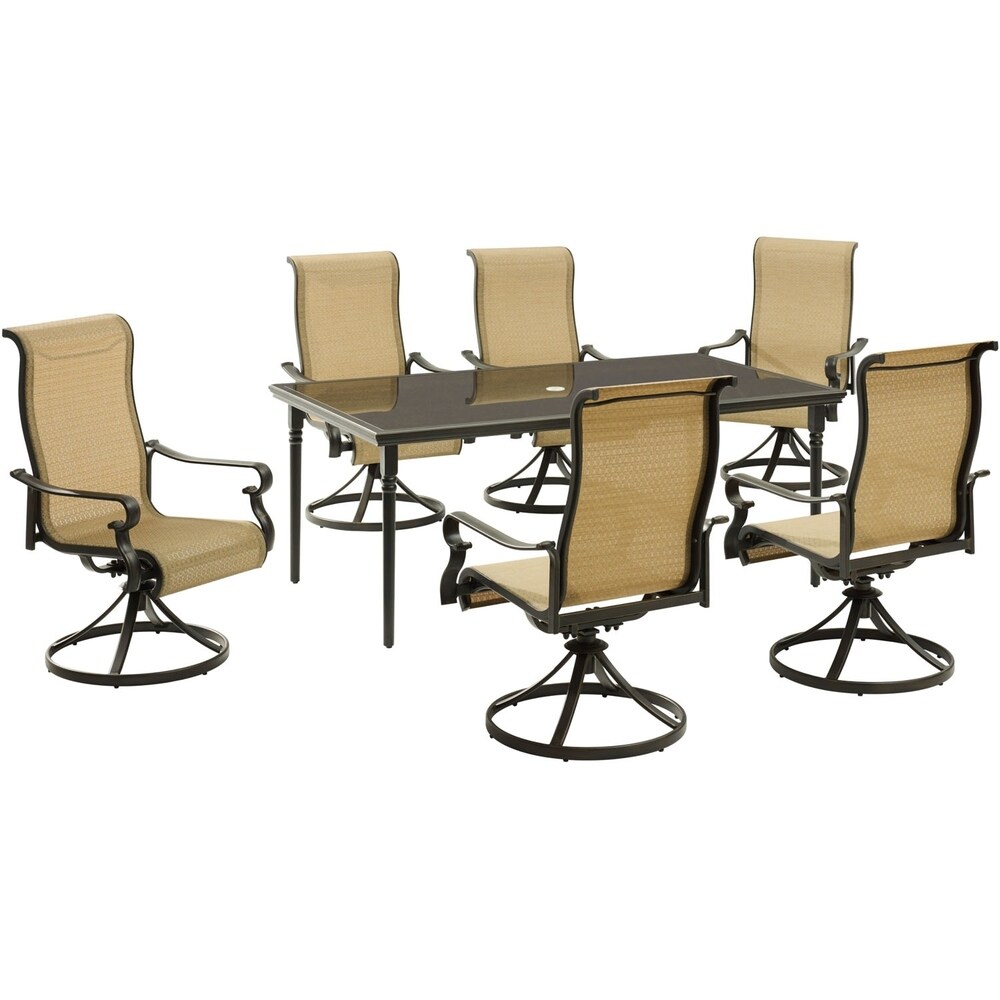 Hanover Brigantine 7 Piece Dining Set with a 40\