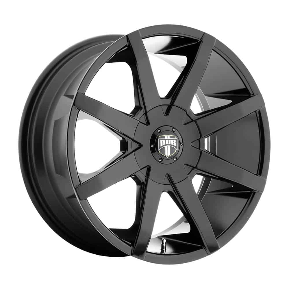 DUB 1PC S110 PUSH S110 24X9.5 6X135/5.5 GL-BLK 25MM