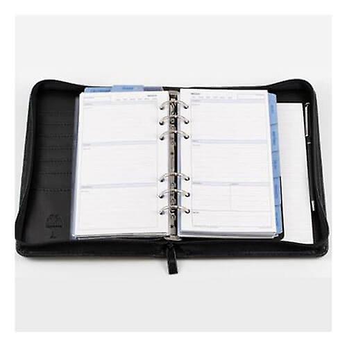 Debden Dayplanner Organiser Black