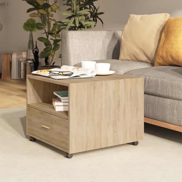 vidaXL Coffee Table Engineered Wood Couch Table Desk Furniture Multi Colors - 21.7