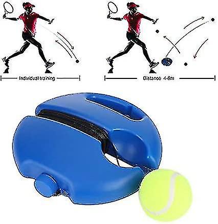 Tennis Ball Back Trainer， Self-study Tennis Base Trainer Baseboard Rebound Ball Training Tool Tennis Trainer Set With Ball