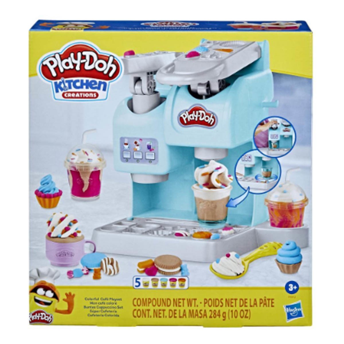 Play-Doh Kitchen Creations Colorful Cafandeacute; Play Food Coffee Toy