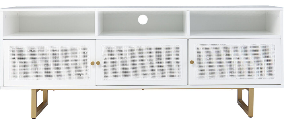 Mursley Media Console   Contemporary   Entertainment Centers And Tv Stands   by HedgeApple  Houzz