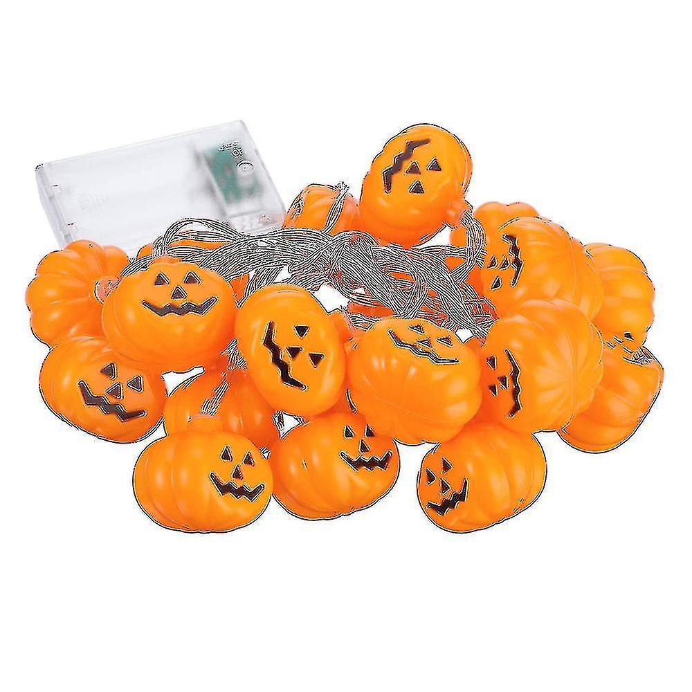 Halloween String Light Decoration Battery Pumpkin Shaped Led Light， 3m