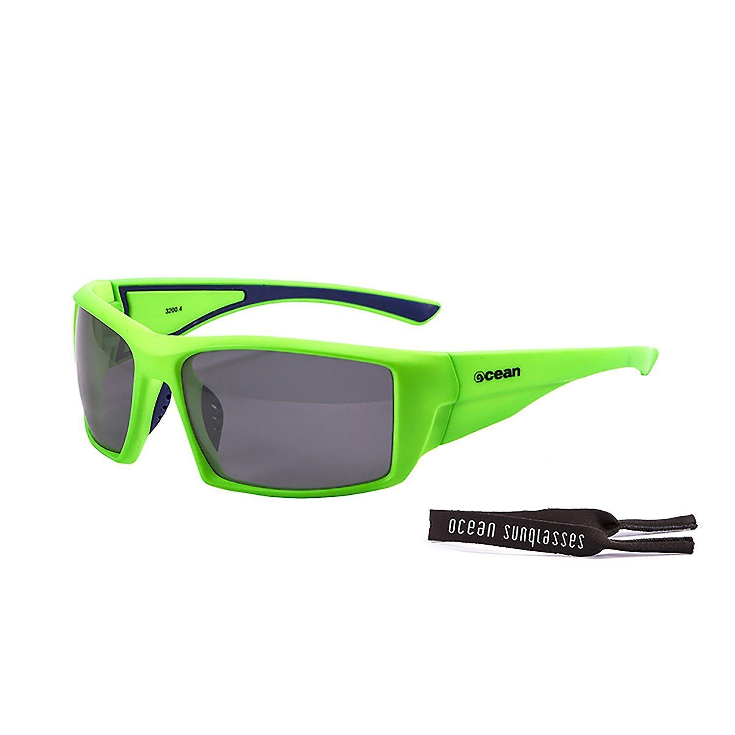 Ocean Aruba Polarized Sunglasses Kiteboarding Surf Water Sports (frame Matte Green， Lens Smoke)