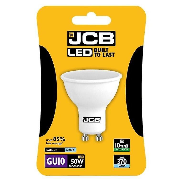 JCB LED GU10 5w Bulb Cap Blister Packed 370lm 6500k