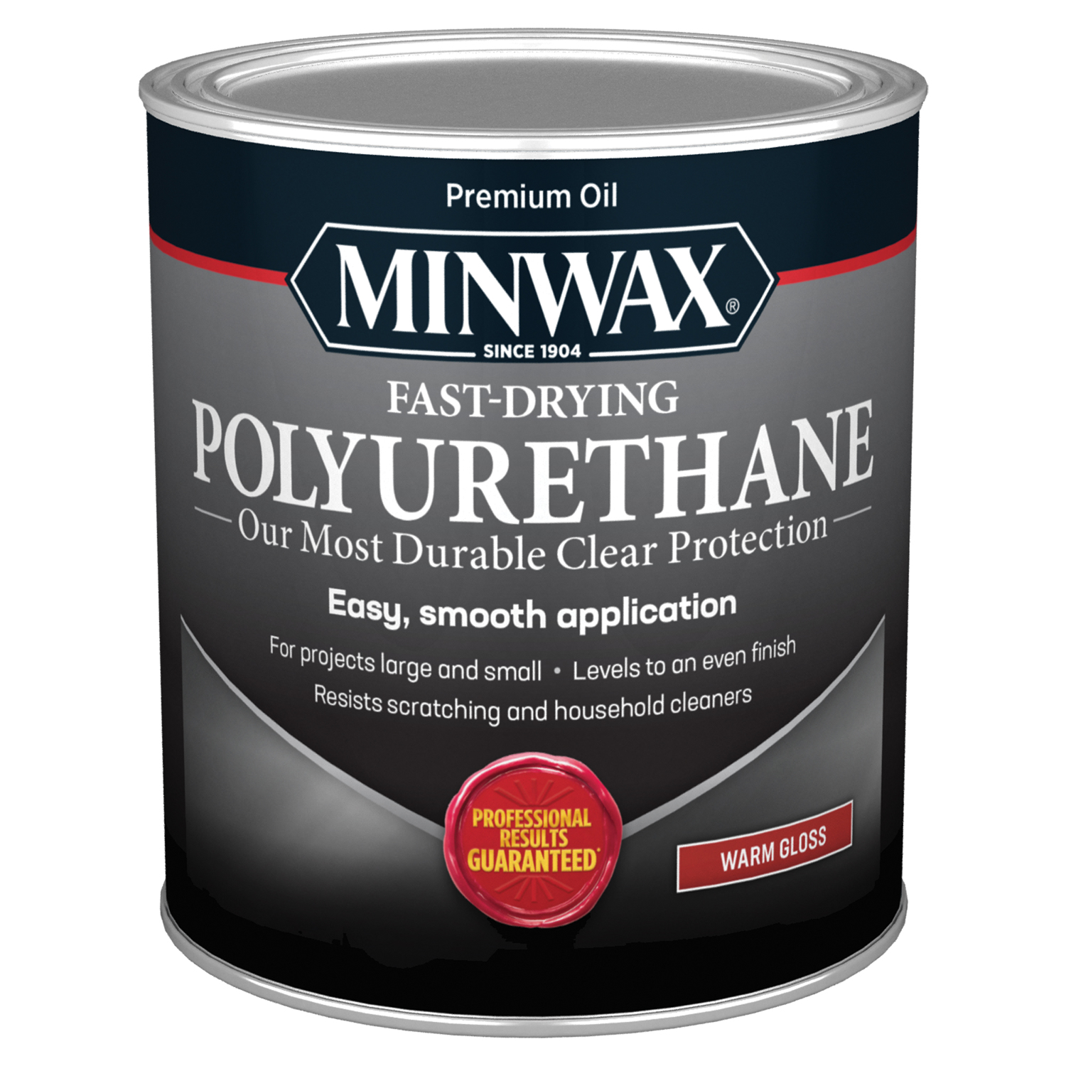 Minwax Gloss Clear Oil-Based Fast-Drying Polyurethane 1 qt