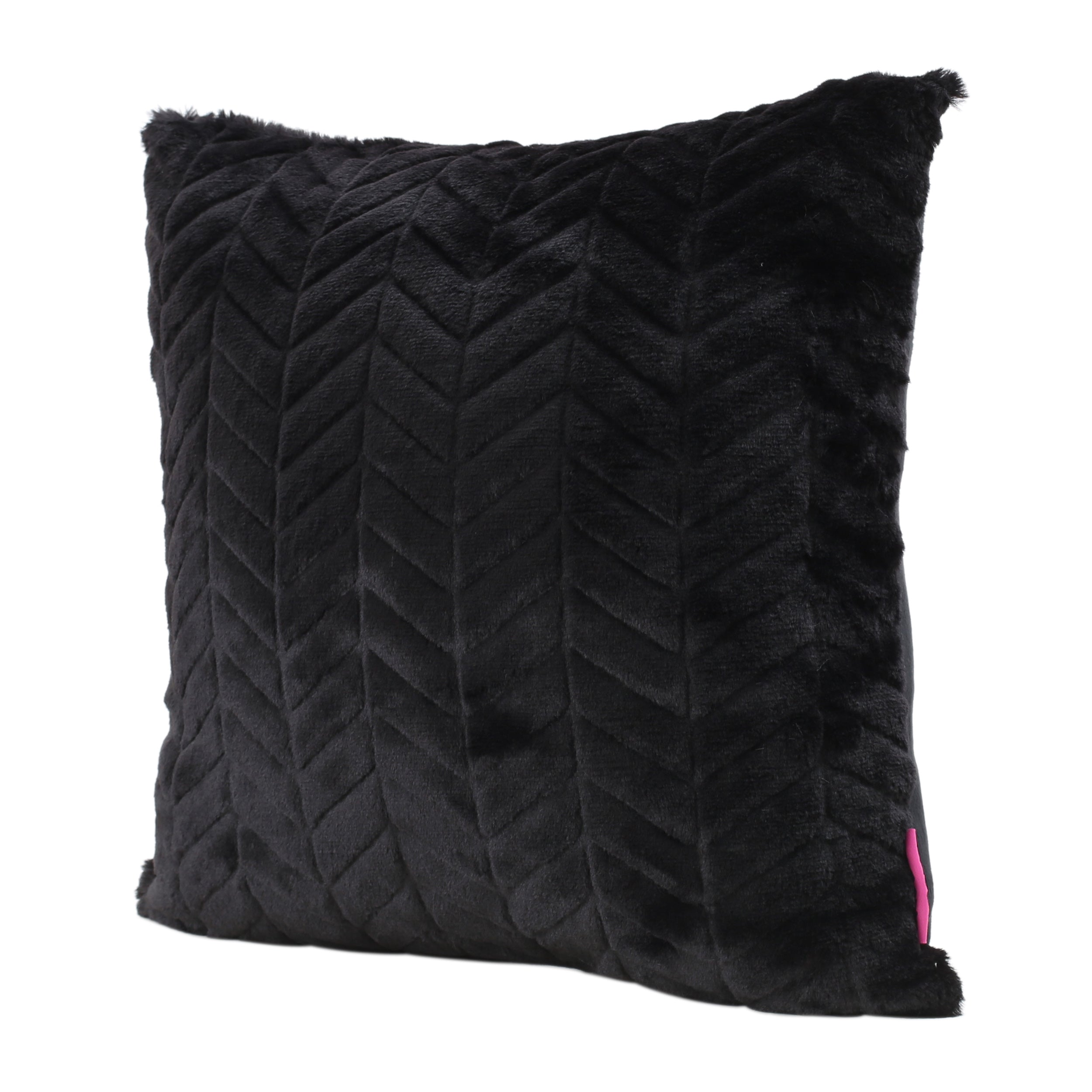 Ellison Modern Glam Faux Fur Throw Pillow