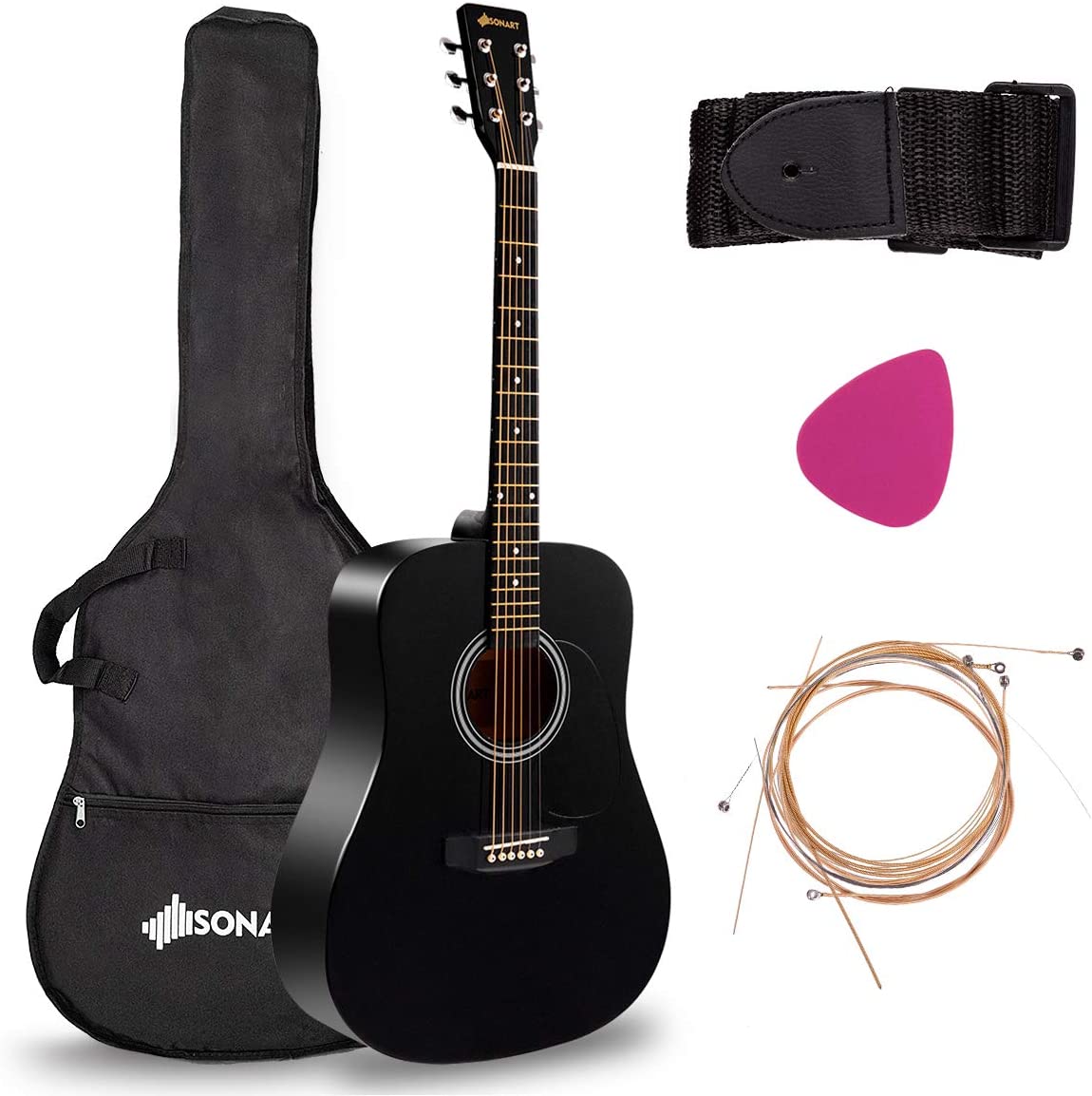 Sonart 41'' Full Size Beginner Acoustic Guitar