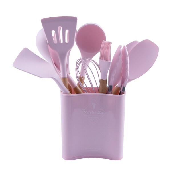 12-Piece Silicone Kitchen Utensils Set