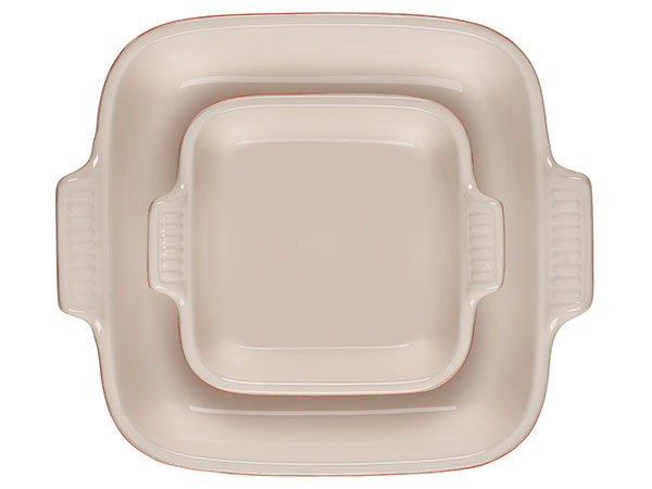 Le Creuset Set of 2 Heritage Square Bakers