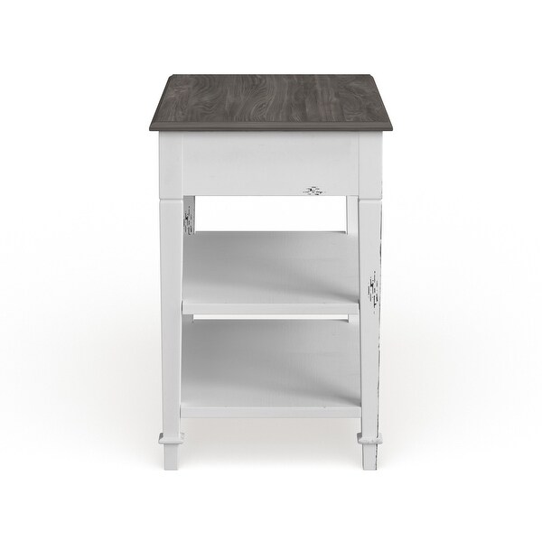 The Gray Barn Mead Grove French Accent White Console Table