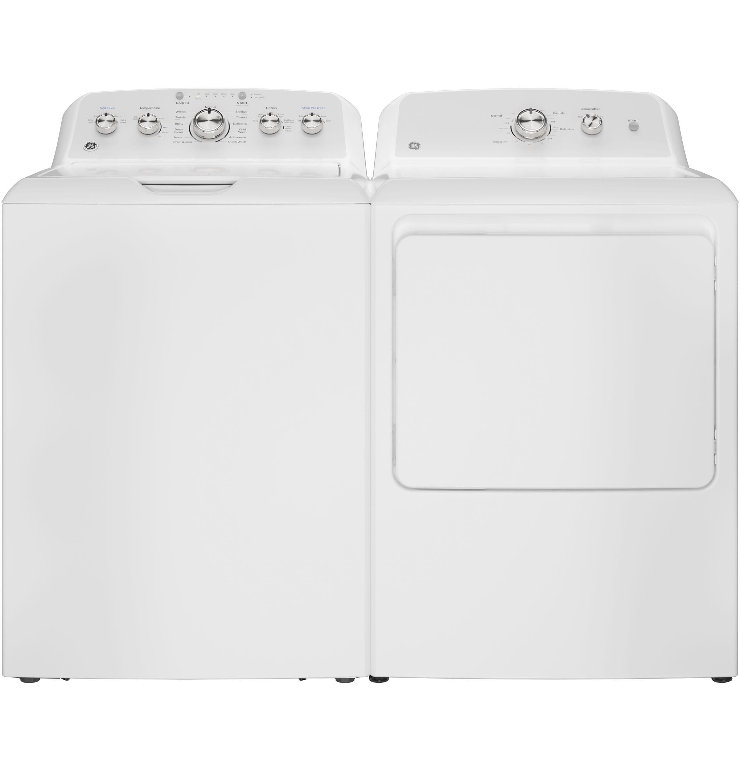 Ge Appliances GTX38EASWWS Ge® 6.2 Cu. Ft. Capacity Electric Dryer With Up To 120 Ft. Venting And Shallow Depth​