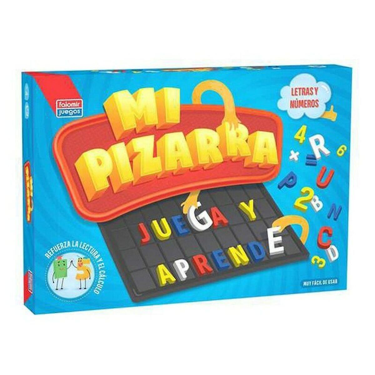 Educational game falomir board numbers and letters