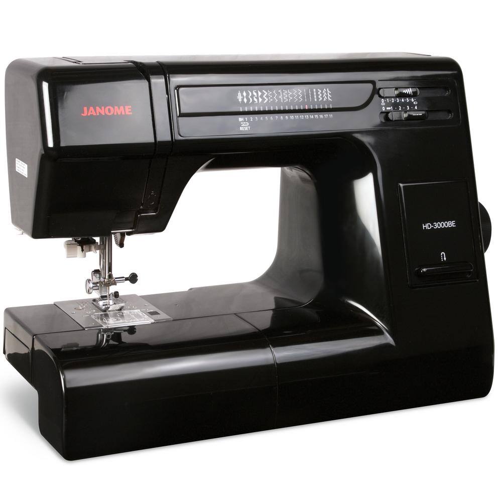 Janome HD3000BE 18-Stitch Sewing Machine with Quilt Kit 001HD3000BE