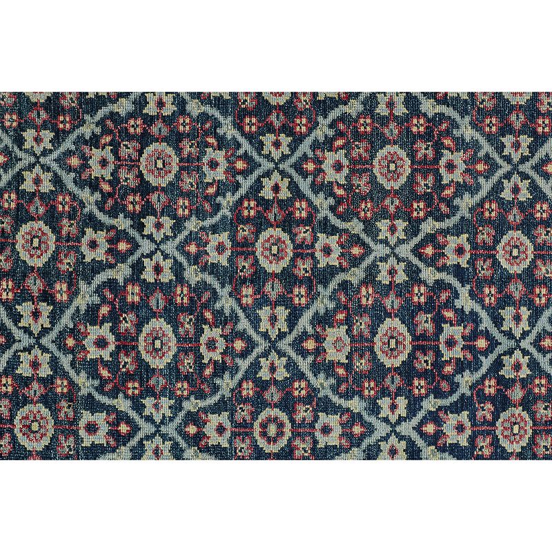 Weave and Wander Bashyr Blue Area Rug