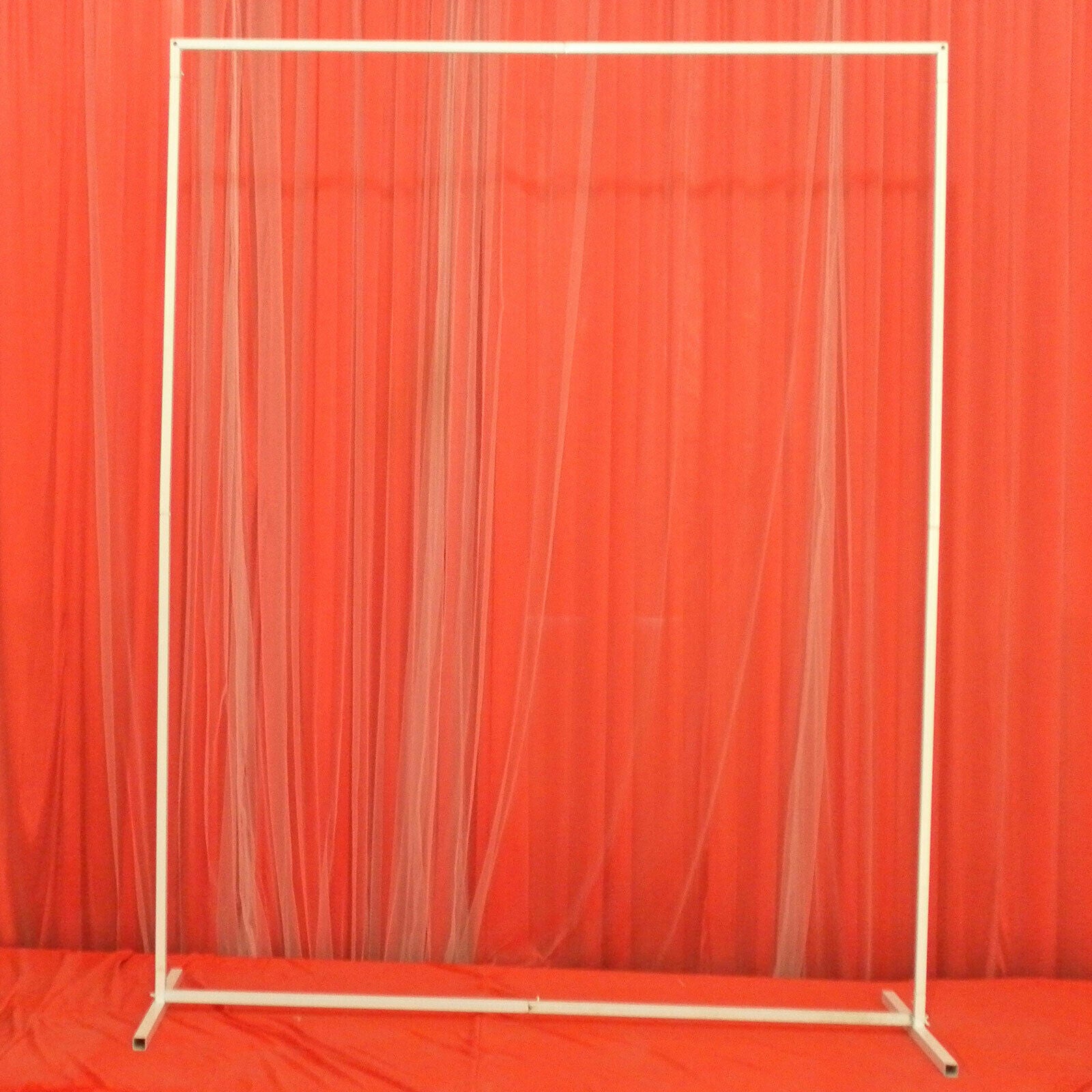 78.74" Wedding Arch Backdrop Stand Iron Frame Rack