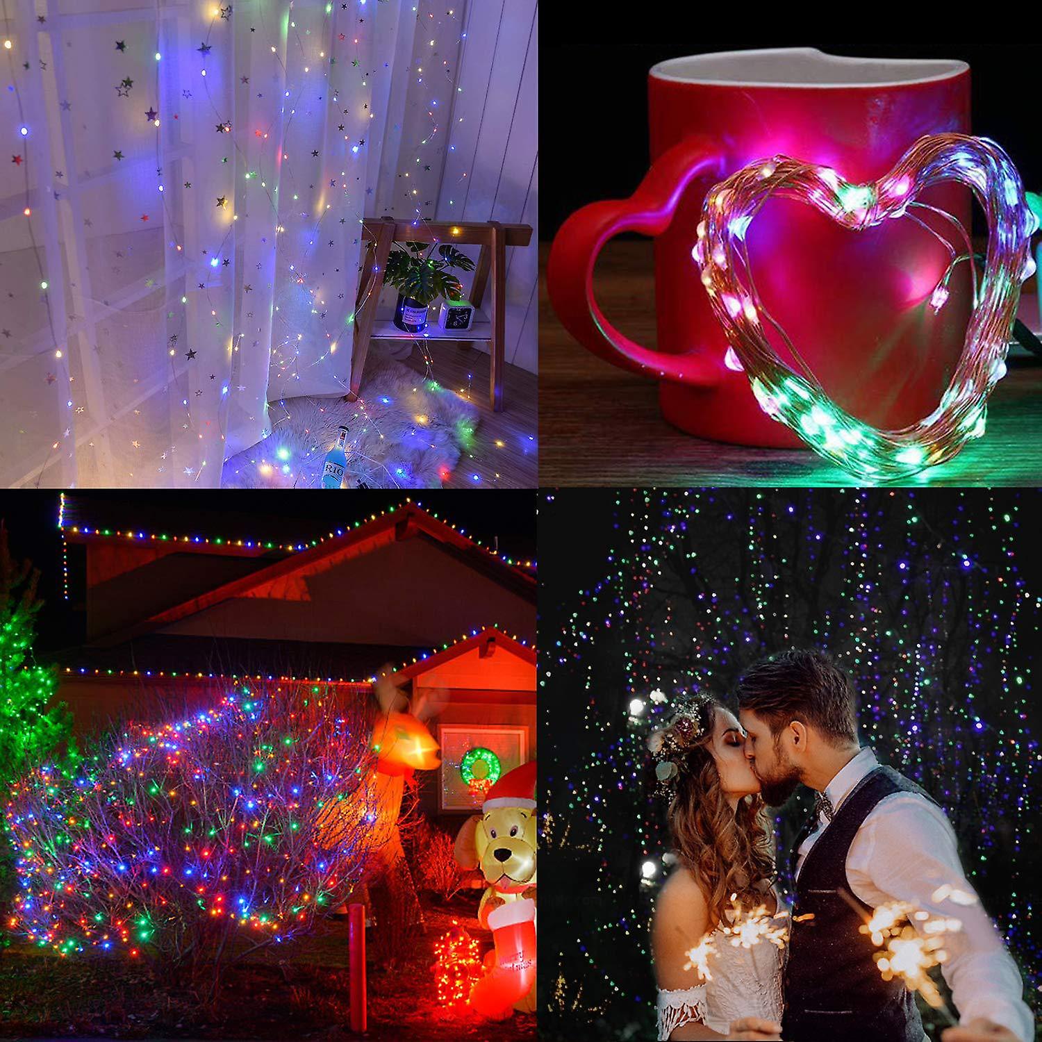 3m 300led Usb Curtain String Lights Controller Window Wedding Decor