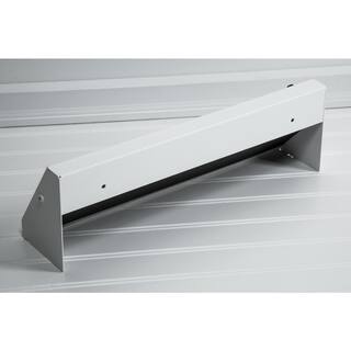 SteelCrest Tuscan 15 in. WhitePowder Coat Steel Baseboard Vent with Damper BTU15BBSWH