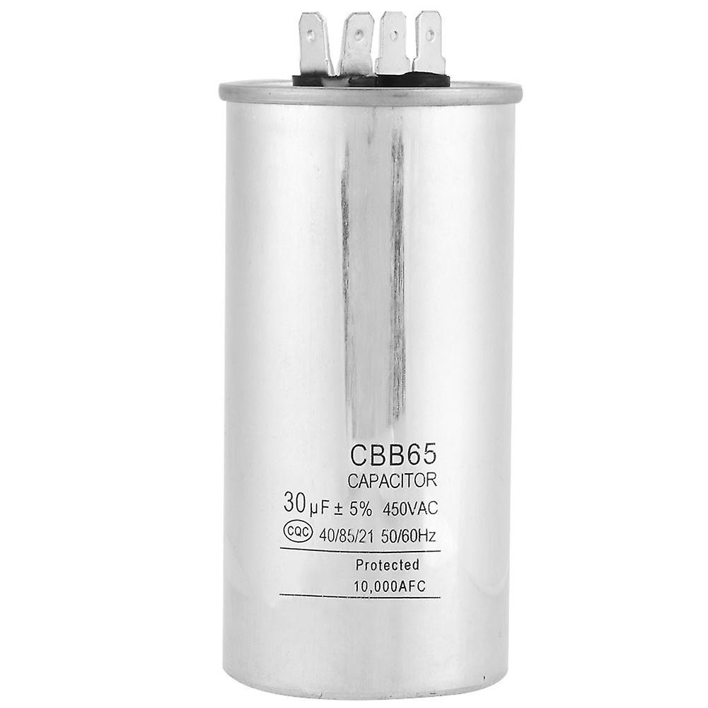 Cbb65a-1 30uf Ac 450v Cylindrical Motor Capacitor For Air Conditioner Motors Refrigerator