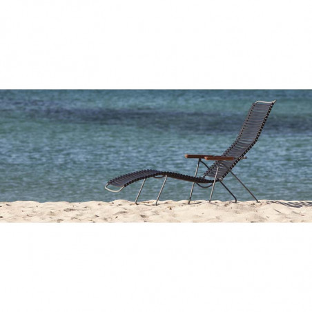 Bain de soleil design Click HOUE - Chaise longue de jardin ergonomique