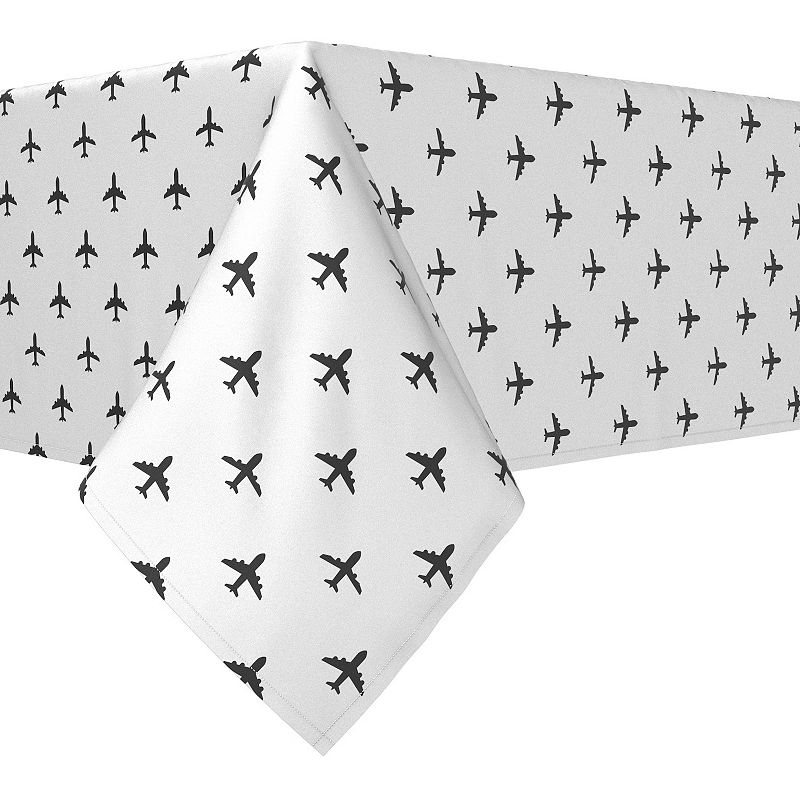 Square Tablecloth， 100% Polyester， 60x60， Aircraft Design