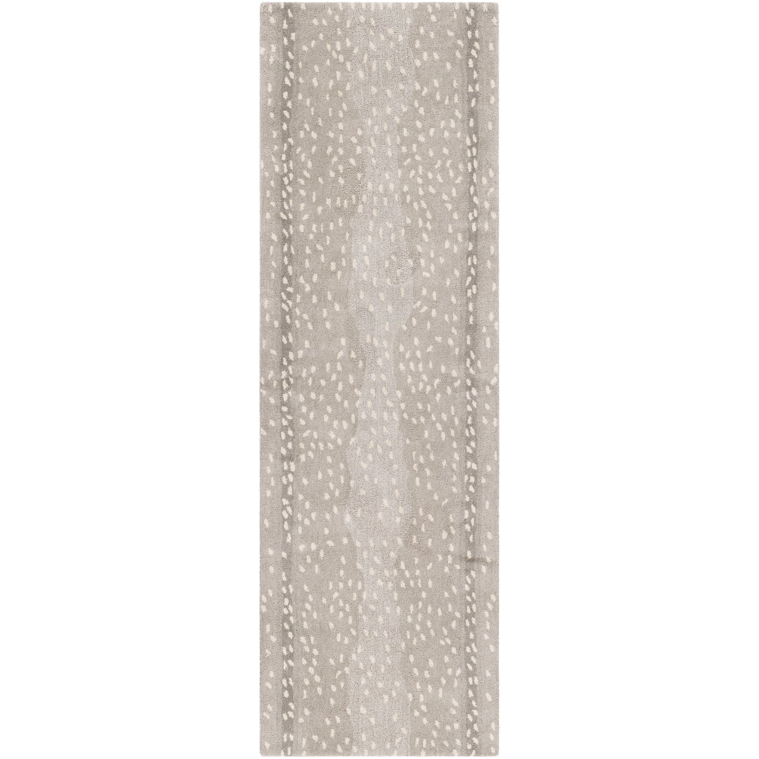 Gazelle Hand Tufted Rug in Medium Gray, Taupe, Light Gray, Beige