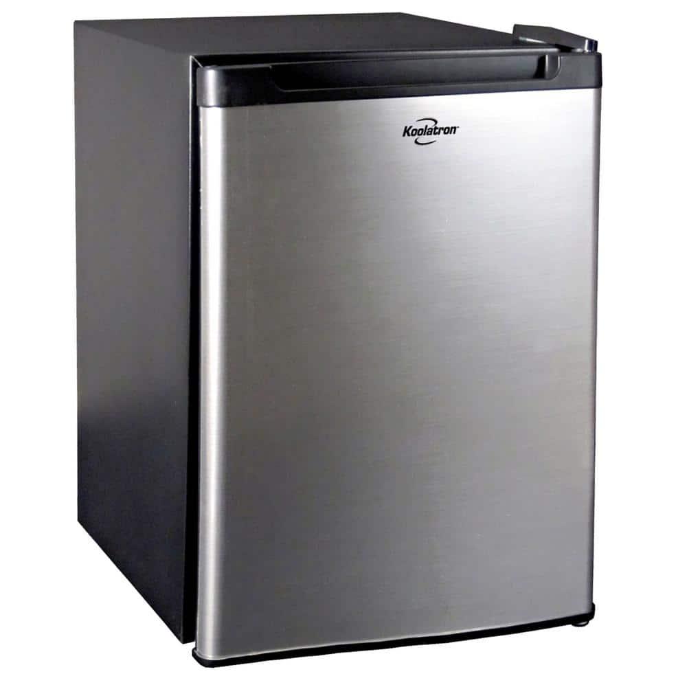 Koolatron Stainless Steel Compact Fridge 176 Cubic Feet ACDC