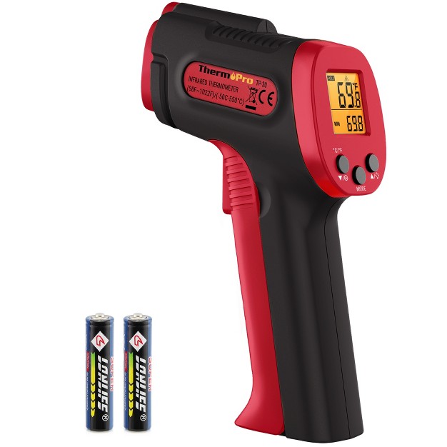 Thermopro Tp30w Digital Infrared Thermometer Gun Non Contact Laser Temperature Gun For Pizza Oven Grill Swimming Pool Construction And More