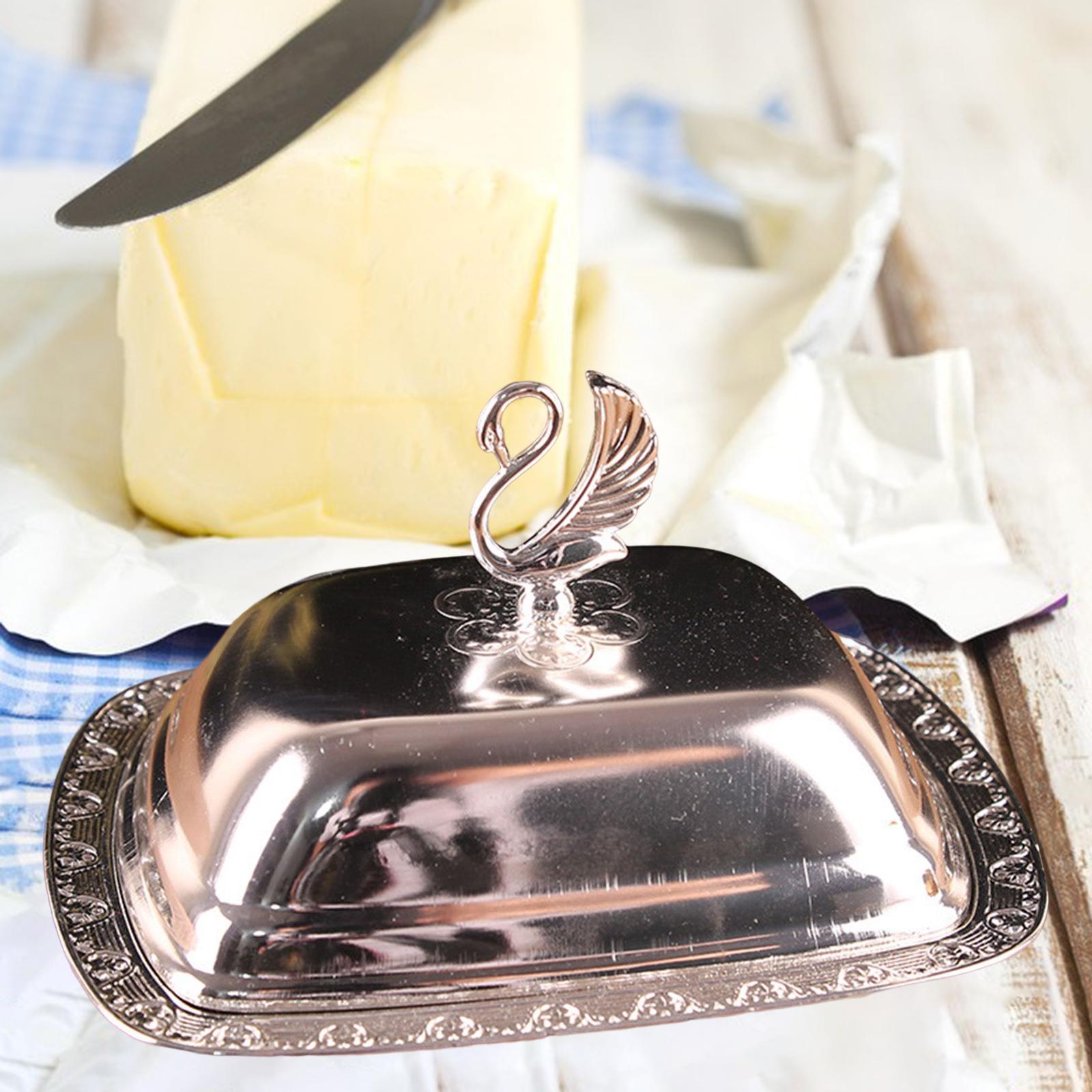 Butter Dish Box Storage Keeper Container Kitchen Dinnerware for Wedding Home