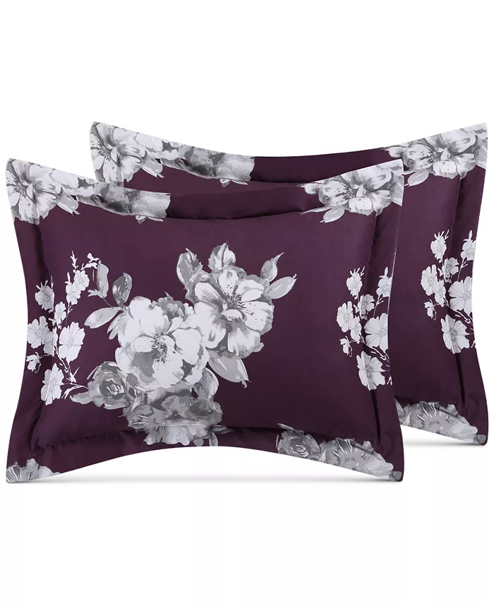 Style 212 Peony Garden Floral 12-Pc. Queen Bedding Set