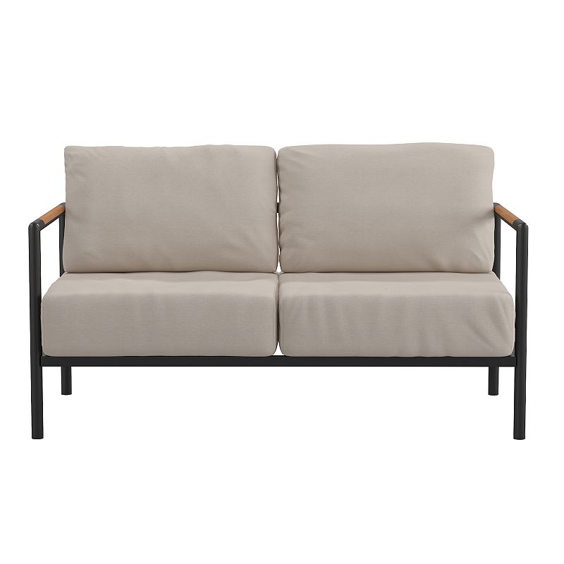 Flash Furniture Indoor / Outdoor Patio Loveseat