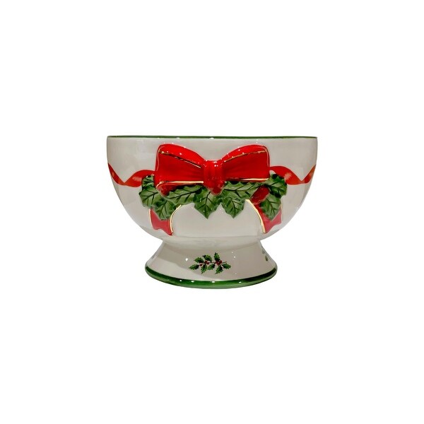 Spode Christmas Tree Ribbon Nut Bowl