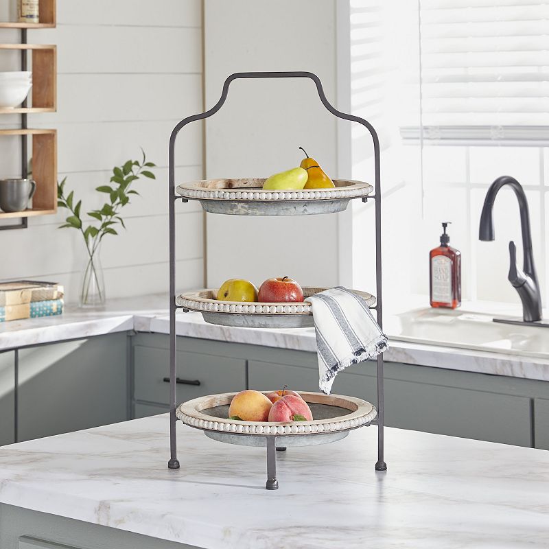 Stella and Eve Grey Iron Tiered Server