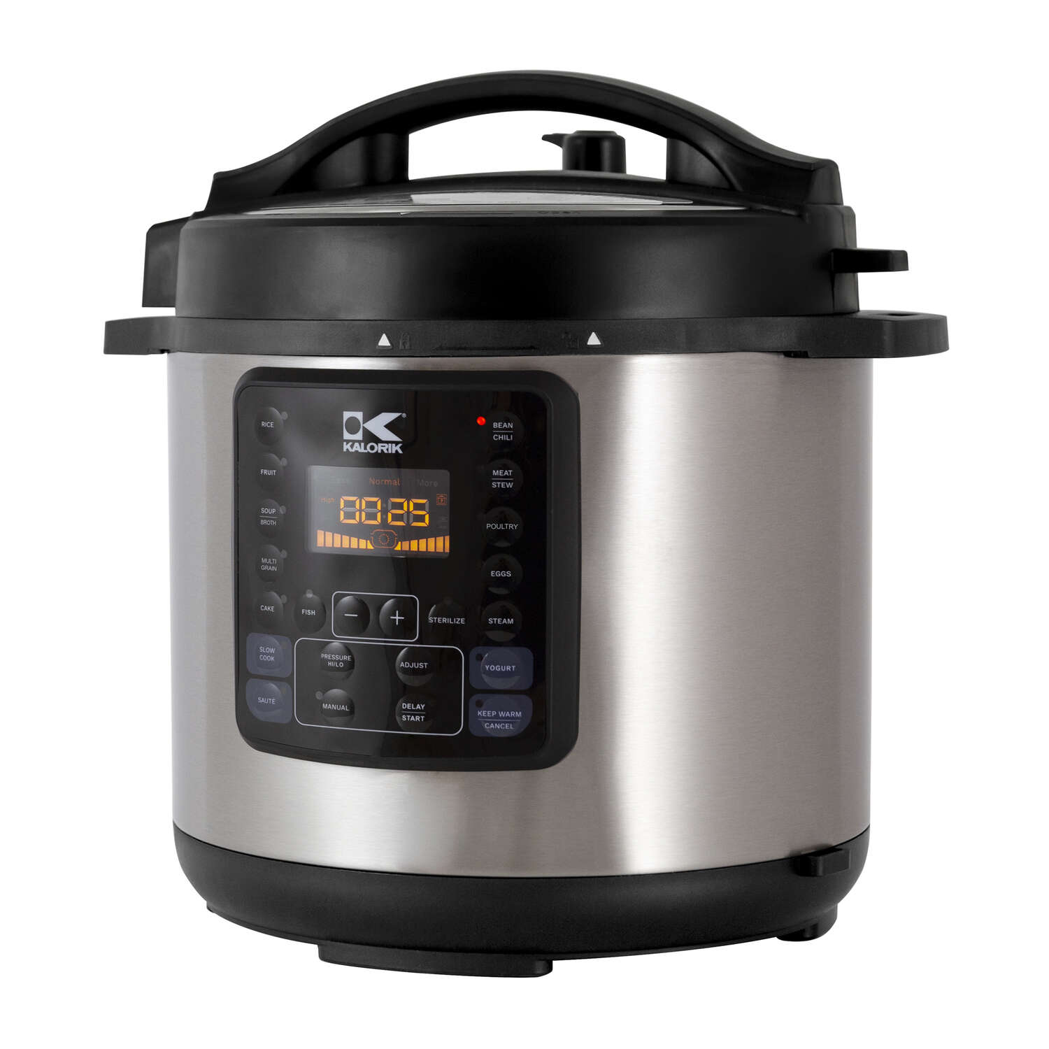 Kalorik 6 qt Silver Stainless Steel Programmable Multi-Cooker