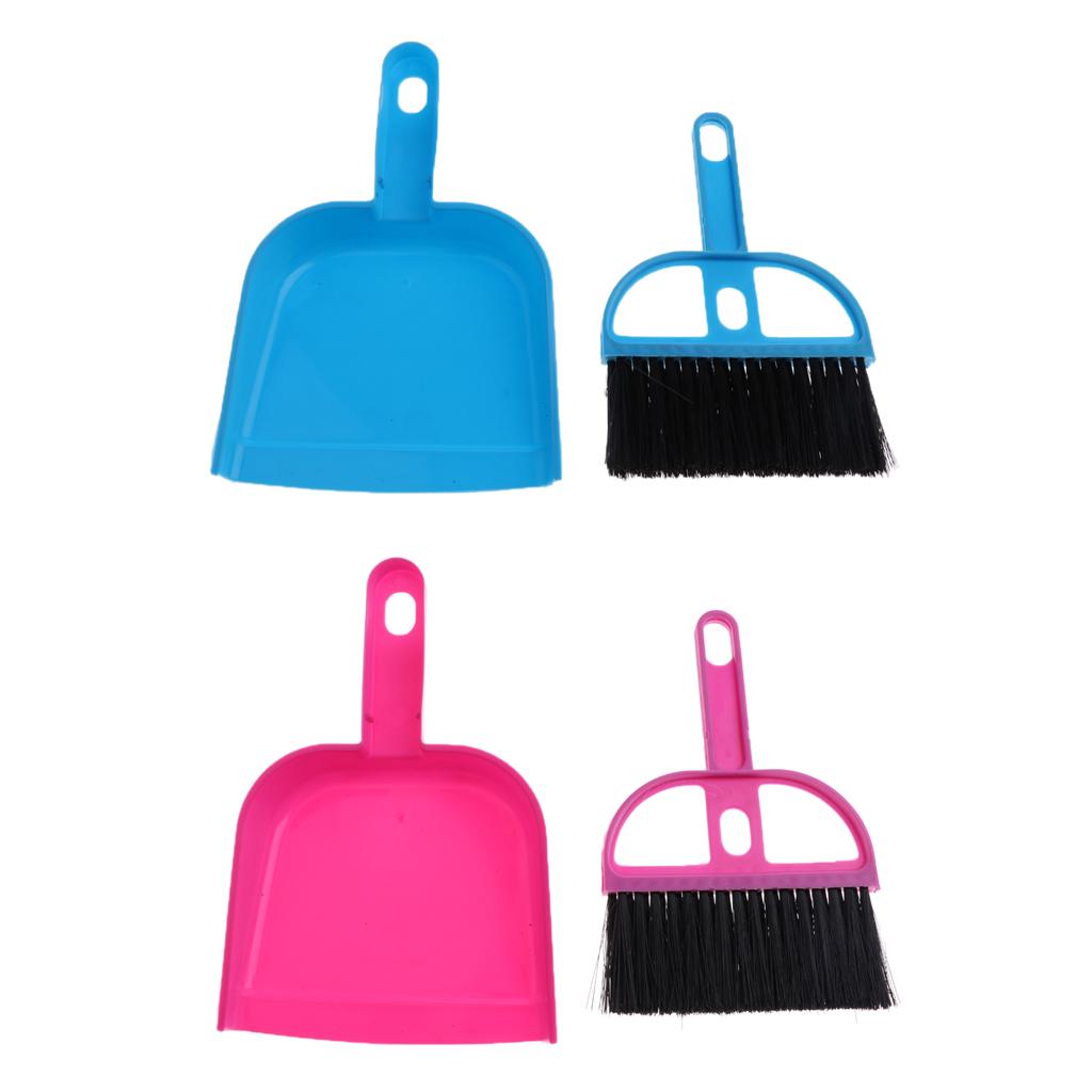 Cat Litter 1 Set Suit-Small Brush Dustpan Pet Cleaning Products Red