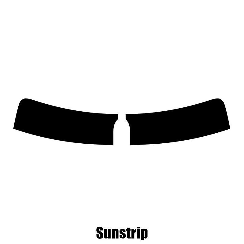 Sun Strip for Citroen DS3 3-door Hatchback - 2010 and newer pre-cut sunstrip