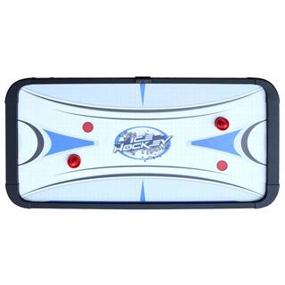 Hathaway Face-Off 5 ft. Air Hockey Game Table for Family Game Rooms with Electronic Scoring Free Pucks and Strikers BG1009H