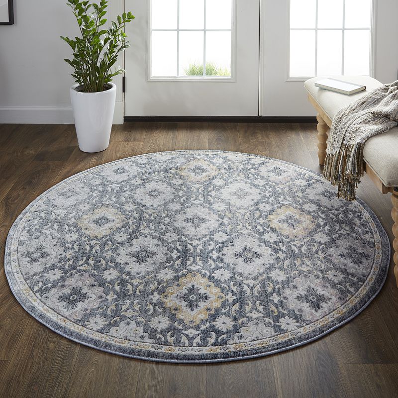 Weave and Wander Dunlap Contemporary Suzani Rug