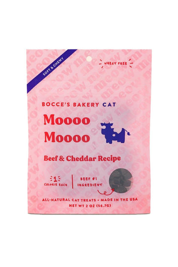 Bocce's Bakery Moooo Moooo Beef and Cheddar Cat Treats in Austin， Texa