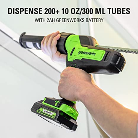 24V Cordless Caulk Gun | Greenworks Tools