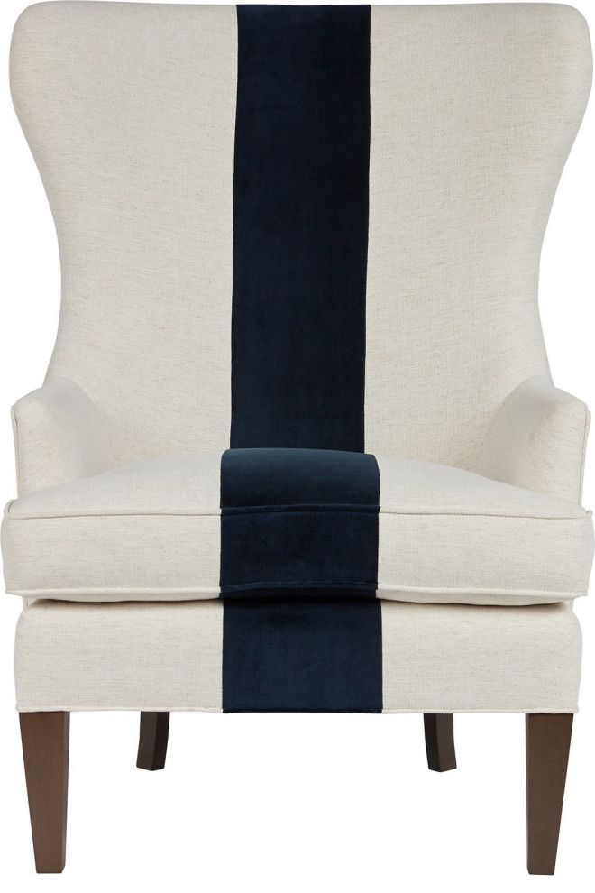 Surfside Wing Chair   Transitional   Armchairs And Accent Chairs   by HedgeApple  Houzz